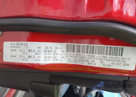 2017 Jeep Cherokee Latitude Fwd z USA, uszkodzony, nr VIN 1C4PJLCB3HW577561